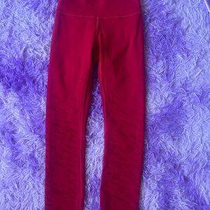 lululemon athletica Women's Red Leggings